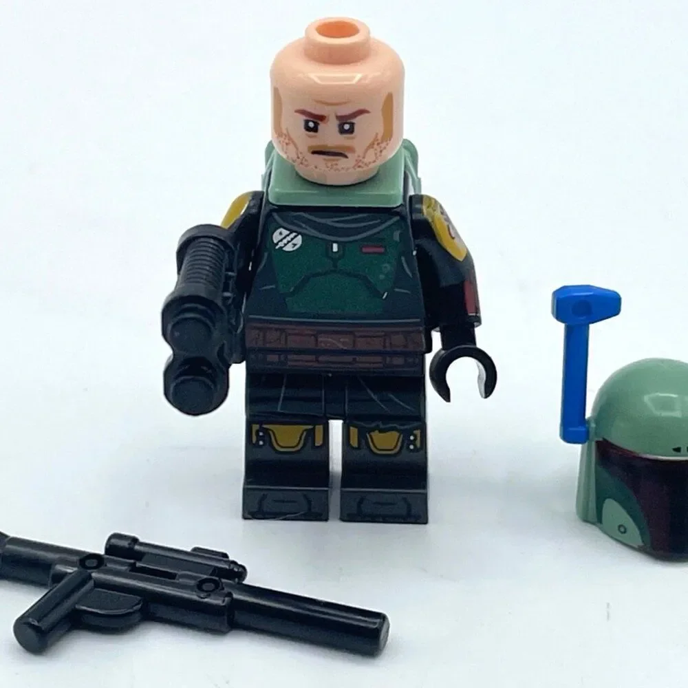 Lego Star Wars sw1158 Boba Fett Minifigure Armor, Jetpack, Blaster, Range Finder - Picture 6 of 13